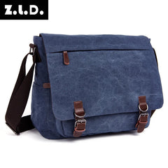 Hot Man Canvas Shoulder Bag Male Messenger Bag