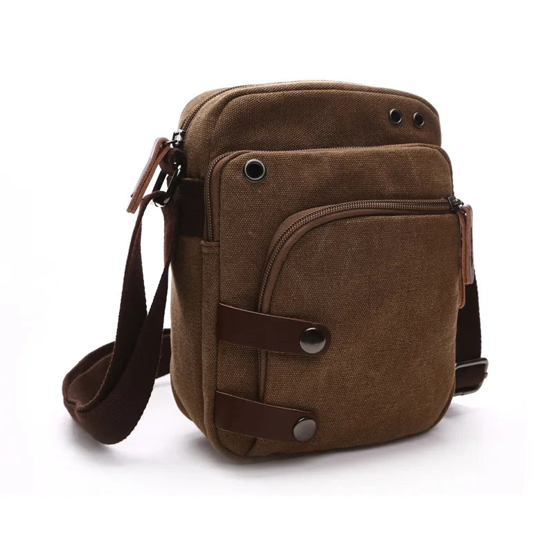 Hot Man Small Canvas Shoulder Bag