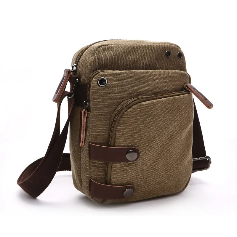 Hot Man Small Canvas Shoulder Bag