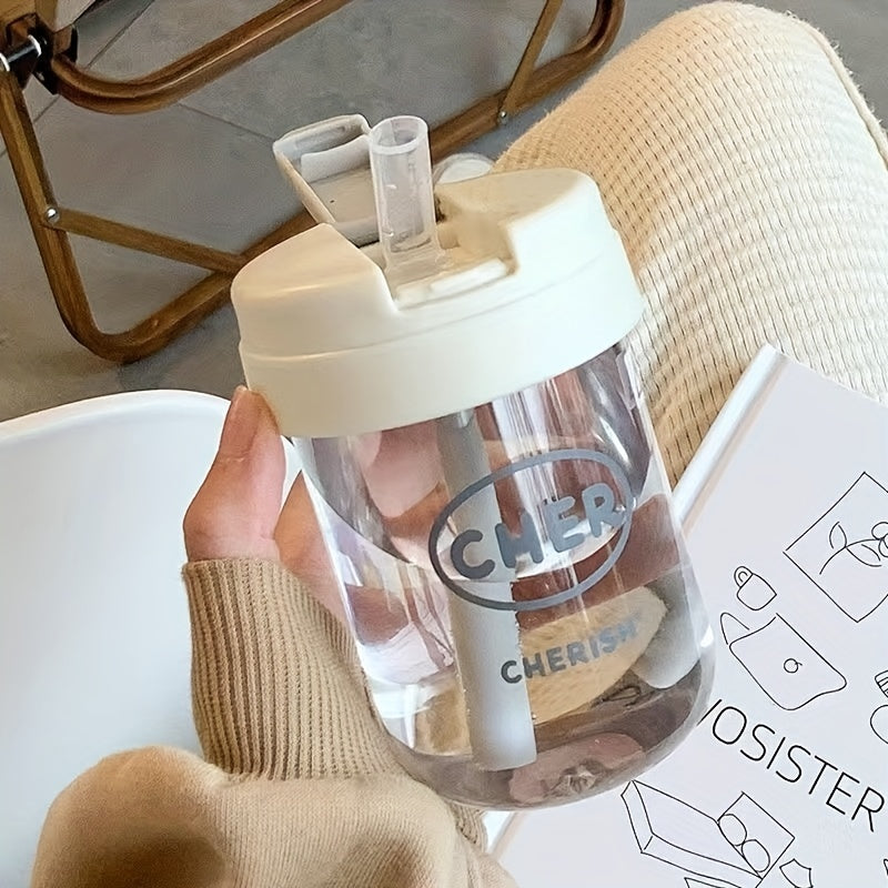 300ml Kids Sports Water Bottle with Straw - Outdoor-Friendly