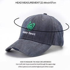 Vintage Distressed Embroidery Baseball Cap Man Unisex Sun Hat Outdoor