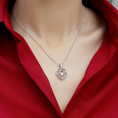 Moissanite Necklace 925 Silver Pendant Clavicle Chain Jewelry for Women