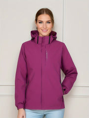 Waterproof Windproof Mountaineering Jacket with Detachable Hood