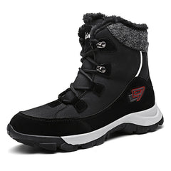 Women's Non slip Snow Boots Warm Lace Up Platform Winter High Tube Boots