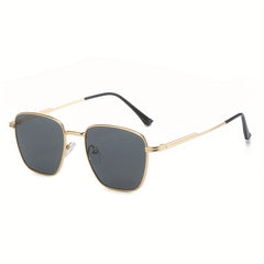 Retro Metal Square Men's Casual Sunglasses Driving Sunglasses