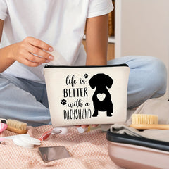Dog Lover Makeup Bag Travel Wash Bag Storage Bag