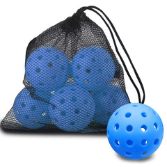 6pcs Pickleball Balls with Mesh Bag for Training