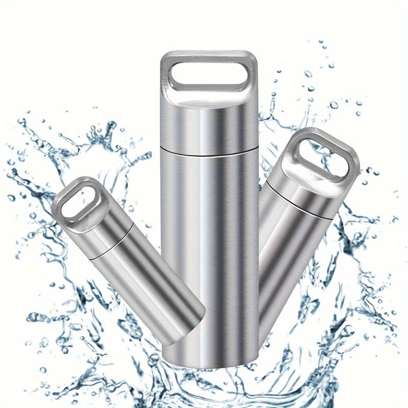 304 Stainless Steel Survival Waterproof Tank Portable Mini Outdoor Travel