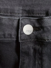 Ripped High Rise Slim Fit Jeans