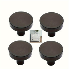 4pcs Kitchen Cabinet Knobs Round Dresser Drawer Pulls