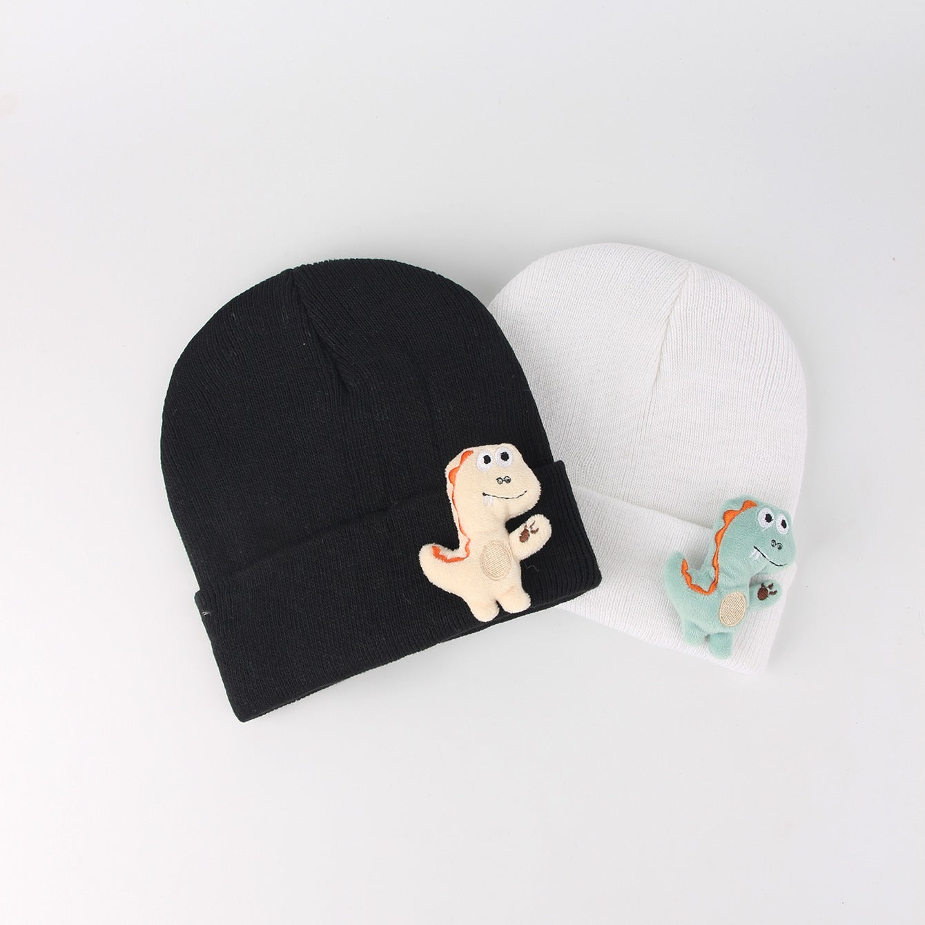 Dinosaur Doll Beanie Hat Cartoon Knit Winter Soft Beanie