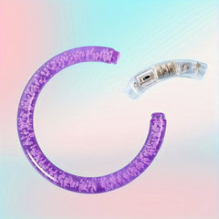 Colorful Acrylic Luminous Bracelets, Ideal for Parties & Concerts