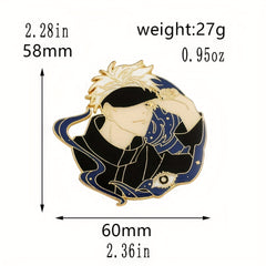 Cartoon Anime Character Brooches Metal Enamel Pins for Girls