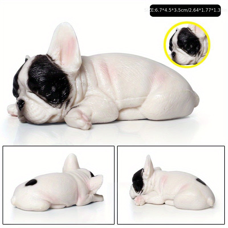 Cute Mini French Bulldog Toy for Kids and Car Decoration
