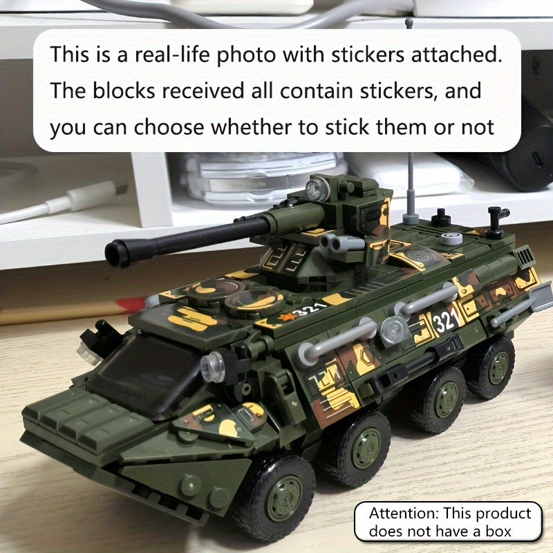 472pcs VN22 Tank Building Blocks Toy Set