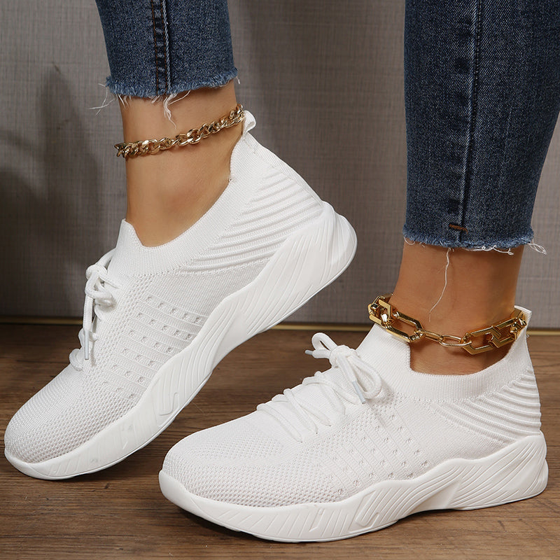Women's Outdoor Woven Sneakers Breathable Running Shoes