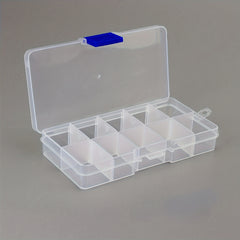 Adjustable Travel Jewelry Organizer Box 10 Grids Storage Container