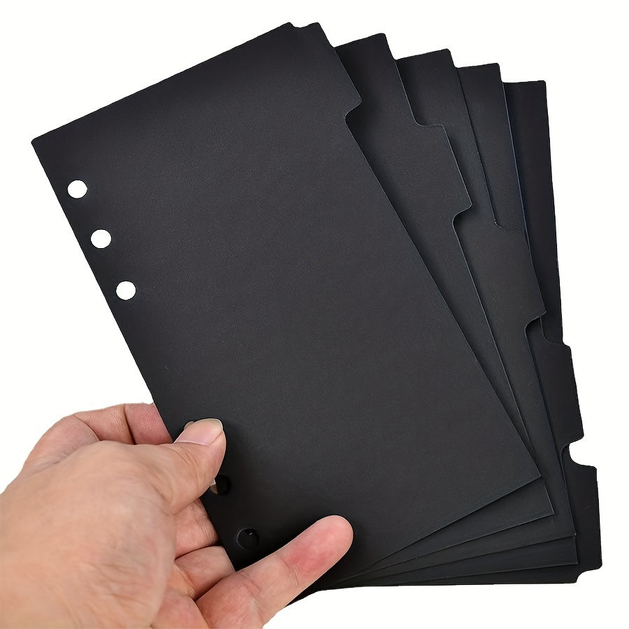 A6 Cardboard Index Page Classification Separator Loose Leaf Journal Paper