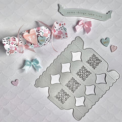 3D Embossing Metal Cutting Dies Candy Shape Gift Package Box Stencil