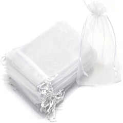 10pcs High Density Mesh Gift Bag - Bundle for Christmas Halloween Gifts
