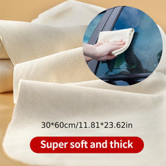 Natural Deer Skin Cleaning Cloth Car Household Motorcycle Washing Towel