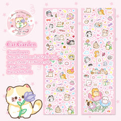 Cat Graffiti Die Cut Tape - Variety Rice Design