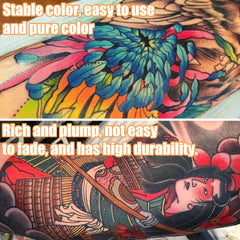 14 Colors Tattoo Ink Set Professional Tattoo Pigment Set
