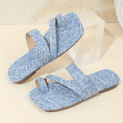 Open Toe Slippers Girls Lightweight Vacation Beach Breathable Sandals