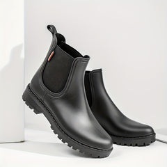 Women's Waterproof Rain Boots Comfortable Solid Outdoor Boots