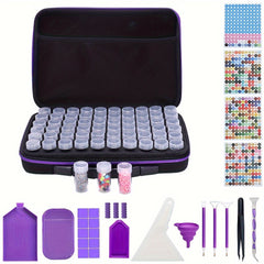 5D Diamond Painting Storage Kit with Tools DIY Crafts Beads Carry Case