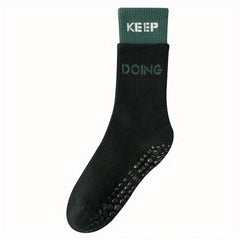 Women's Double Loop Tube Socks Non Slip Medium Tube Sports Socks