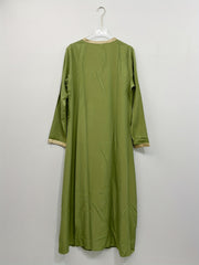 Lace Sleeve V Neck Maxi Dress
