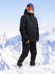 Men's Winter Sportswear Hooded Jacket & Trouser Ski Suit
