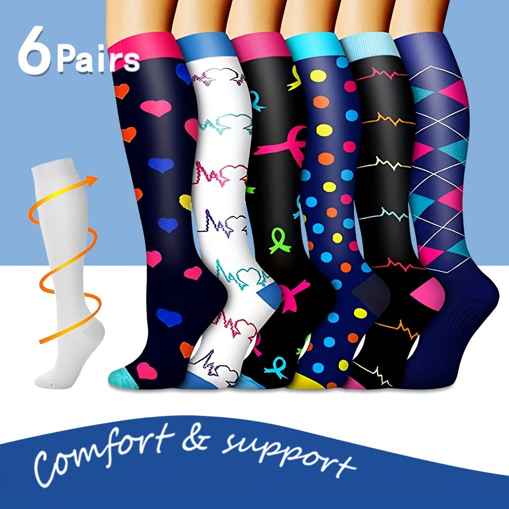 Compression Long Socks - Enhance Performance and Reduce Fatigue