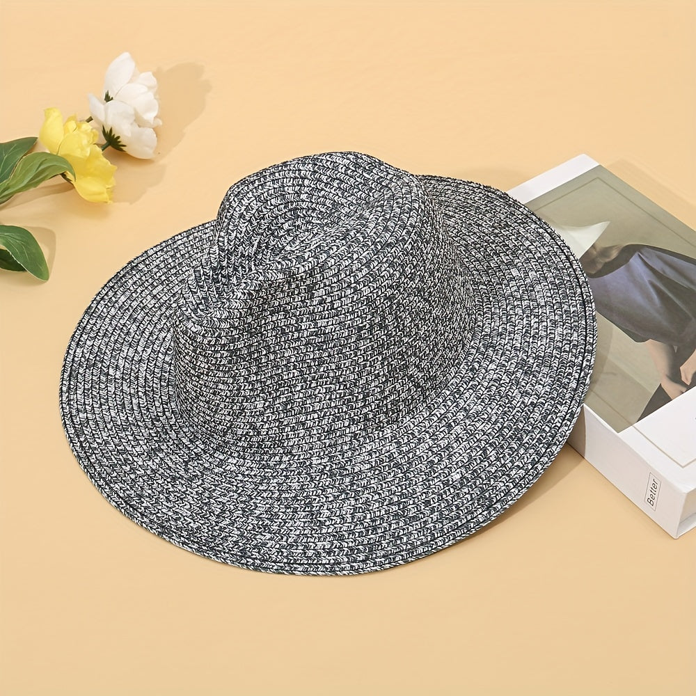 Straw Paper Sun Visor Hat Breathable Sunscreen Casual