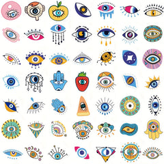 50pcs Cartoon Stickers for Water Bottles Phones & More