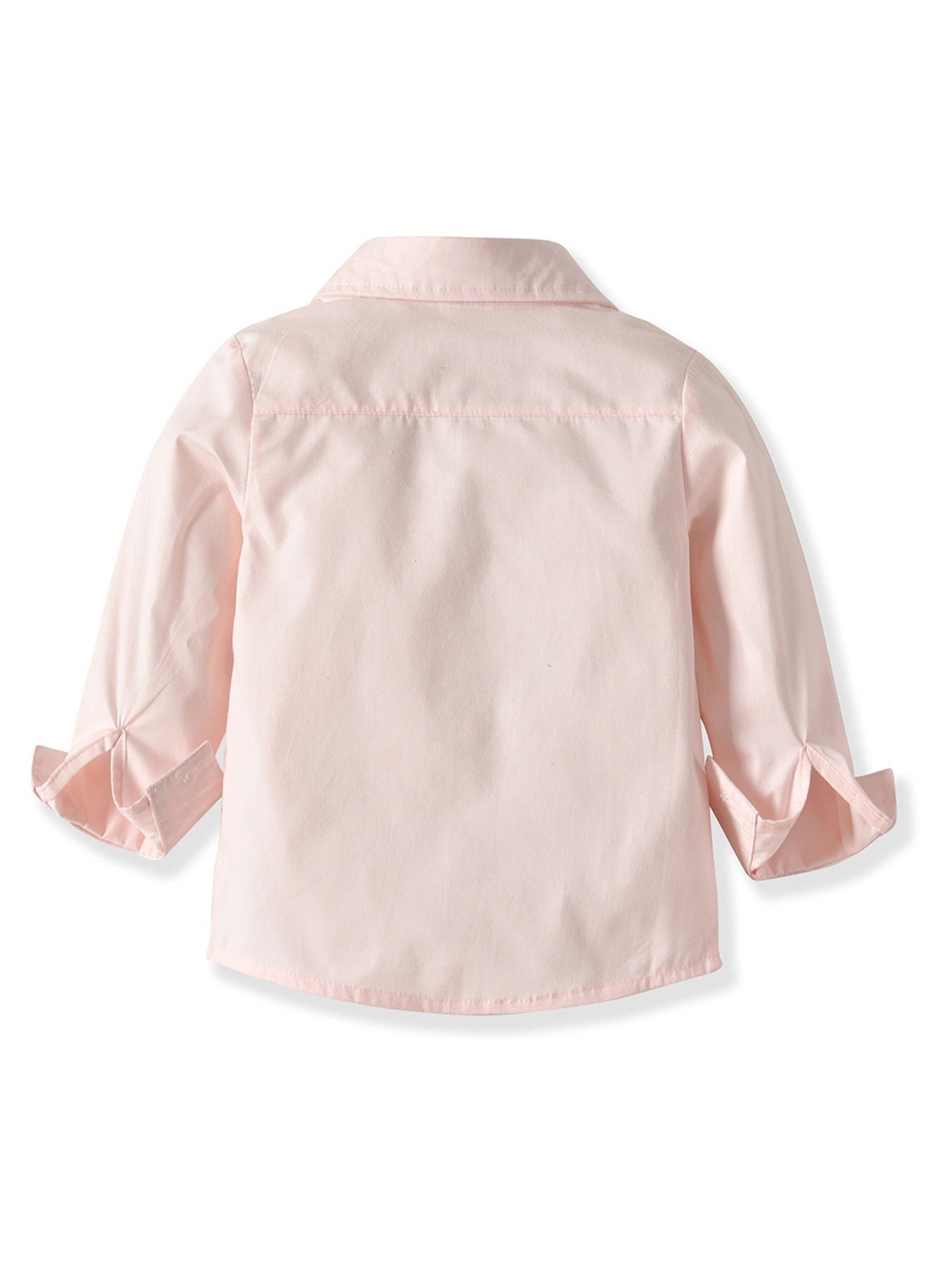 Baby Boys Gentleman Outfit Formal Suit Long Sleeve Shirt Pants Set