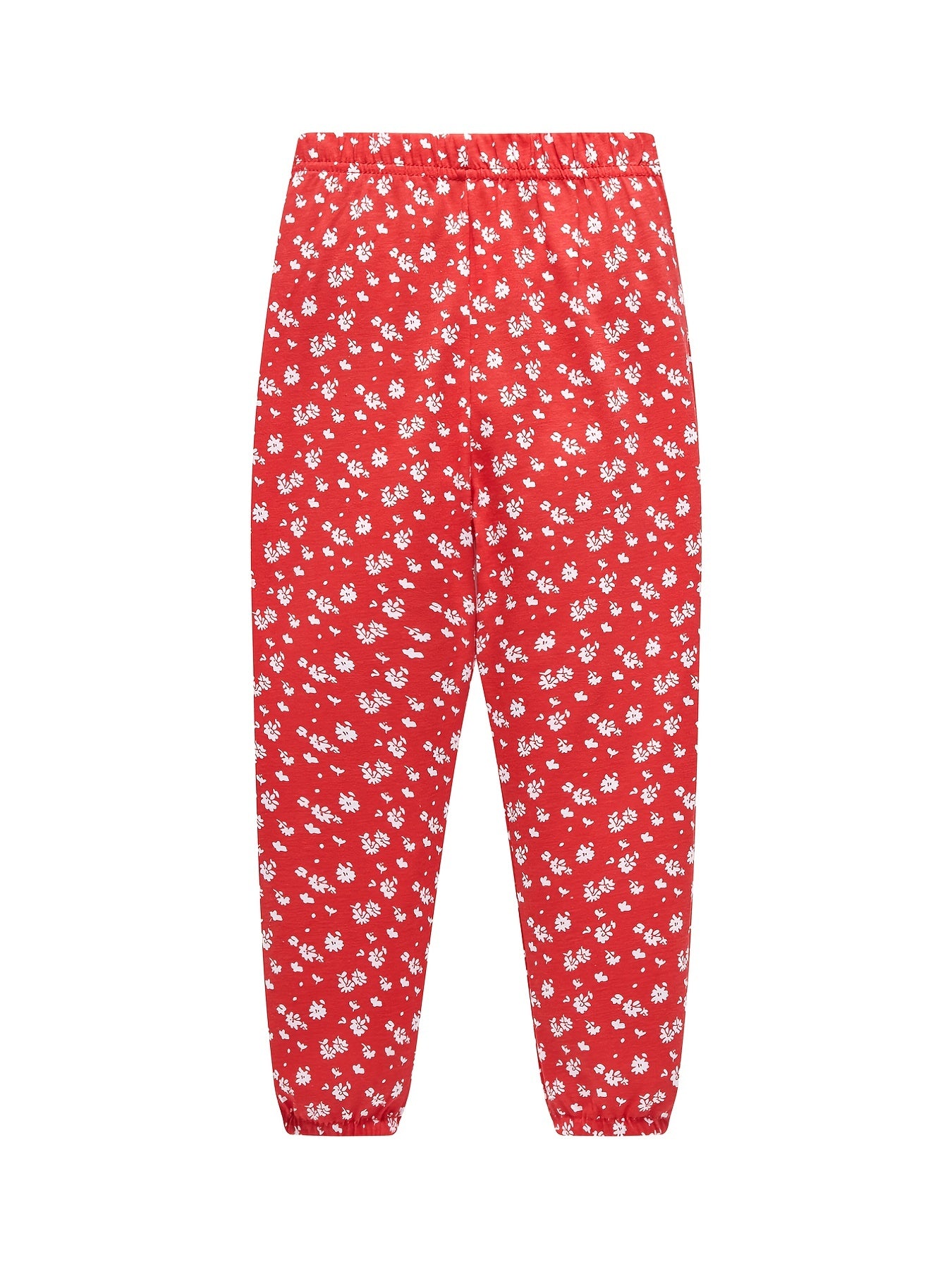 Boys Cotton Pajamas Floral Top & Pants Set Kids Clothes