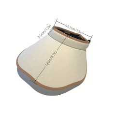 Wide Brim Visor Hat Solid UV Protection Travel Beach Hat