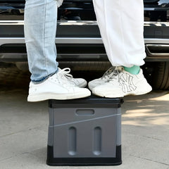 Foldable Portable Toilet for Camping and Car Travel - Hygienic Outdoor Solution