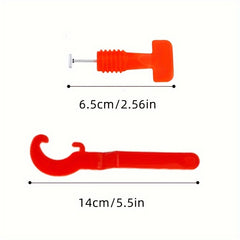 126pcs Tile Leveling System Replaceable Needle Pin Wall Floor Tile Leveler
