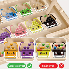 Nuro Wooden Puzzle Maze Toy for Hand Eye Coordination 3+