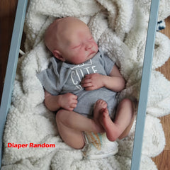 Reborn Doll Cloth Body Toy With 3D Handemade Marble Texture Skin