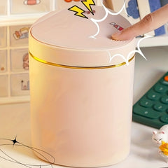 Desktop Flip Trash Can Office Home Living Room Student Dormitory Dustpro