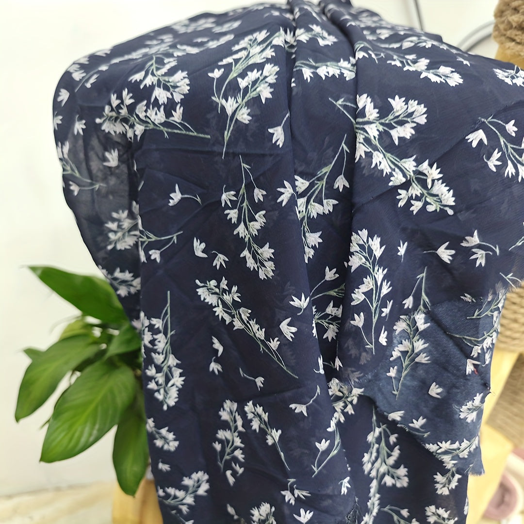 1yd Breathable Chiffon Fabric for DIY Clothing Pants Dress