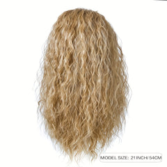 Men's Long Curly Hair Hero Cosplay Wig