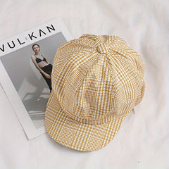 Outdoor Literary Artist Hat Warm Sunshade Octagonal Hat