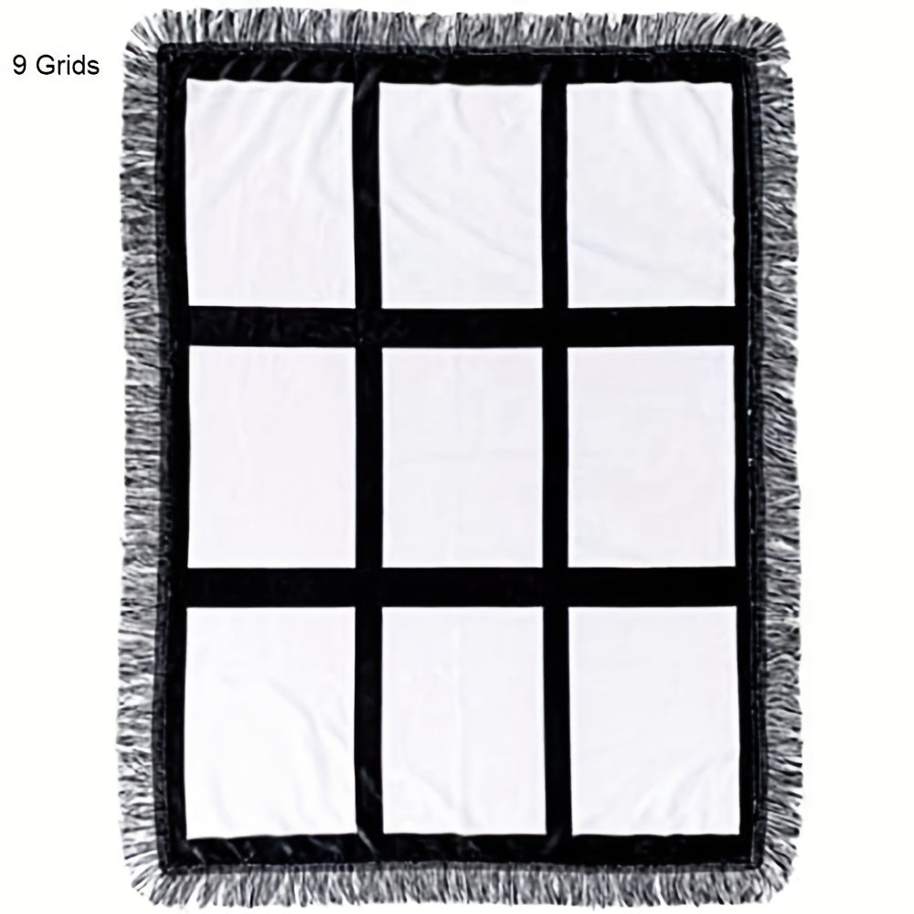 101x152 Sublimation Throw Blanket Heat Press 9 15 20 Grids - Blank