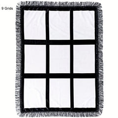 101x152 Sublimation Throw Blanket Heat Press 9 15 20 Grids - Blank