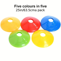 25pcs Soccer Ball Training Disc Football Agility Speed Equipment